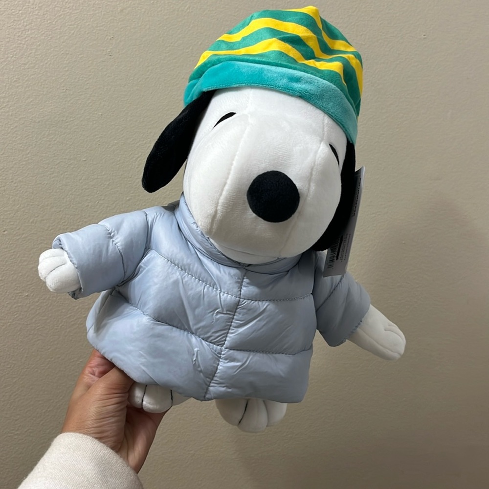 Snoopy Puffer Jacket & Hat